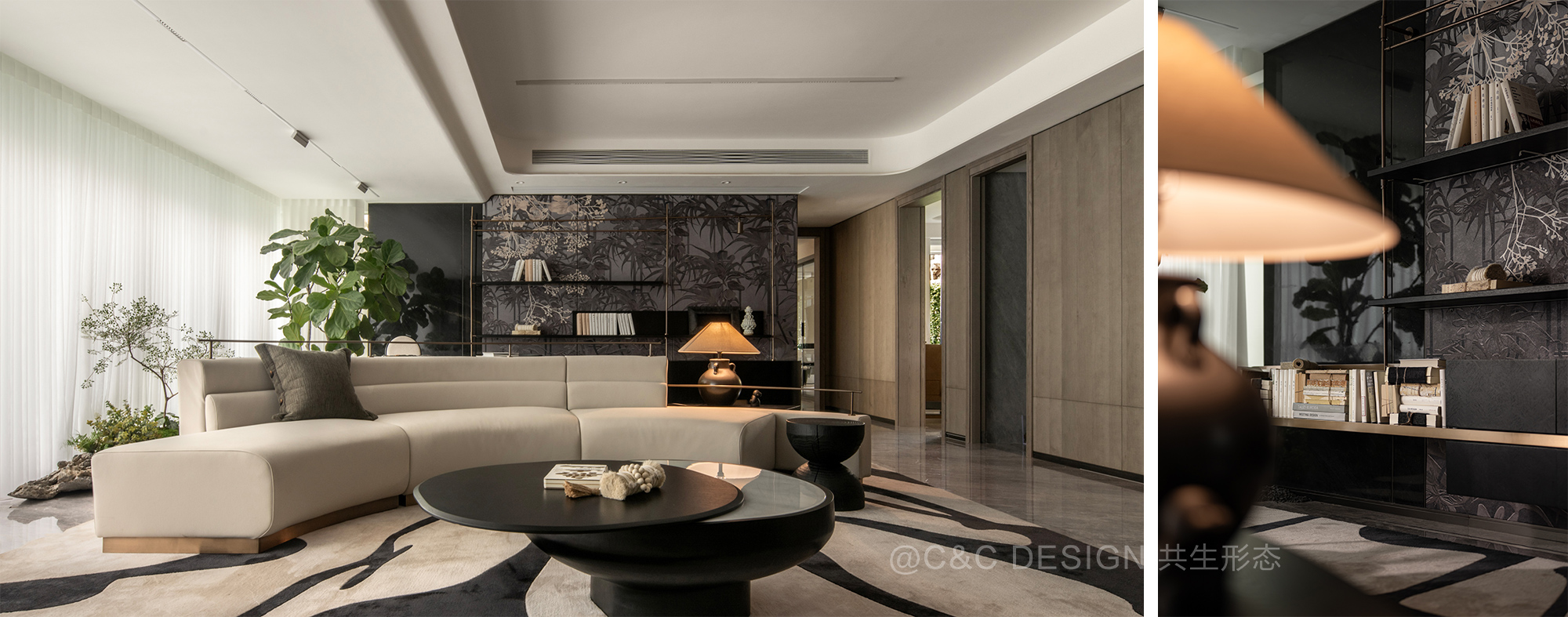 越秀 · 天河 · 和樾府140C样板间 – 共生形态 C&C DESIGN
