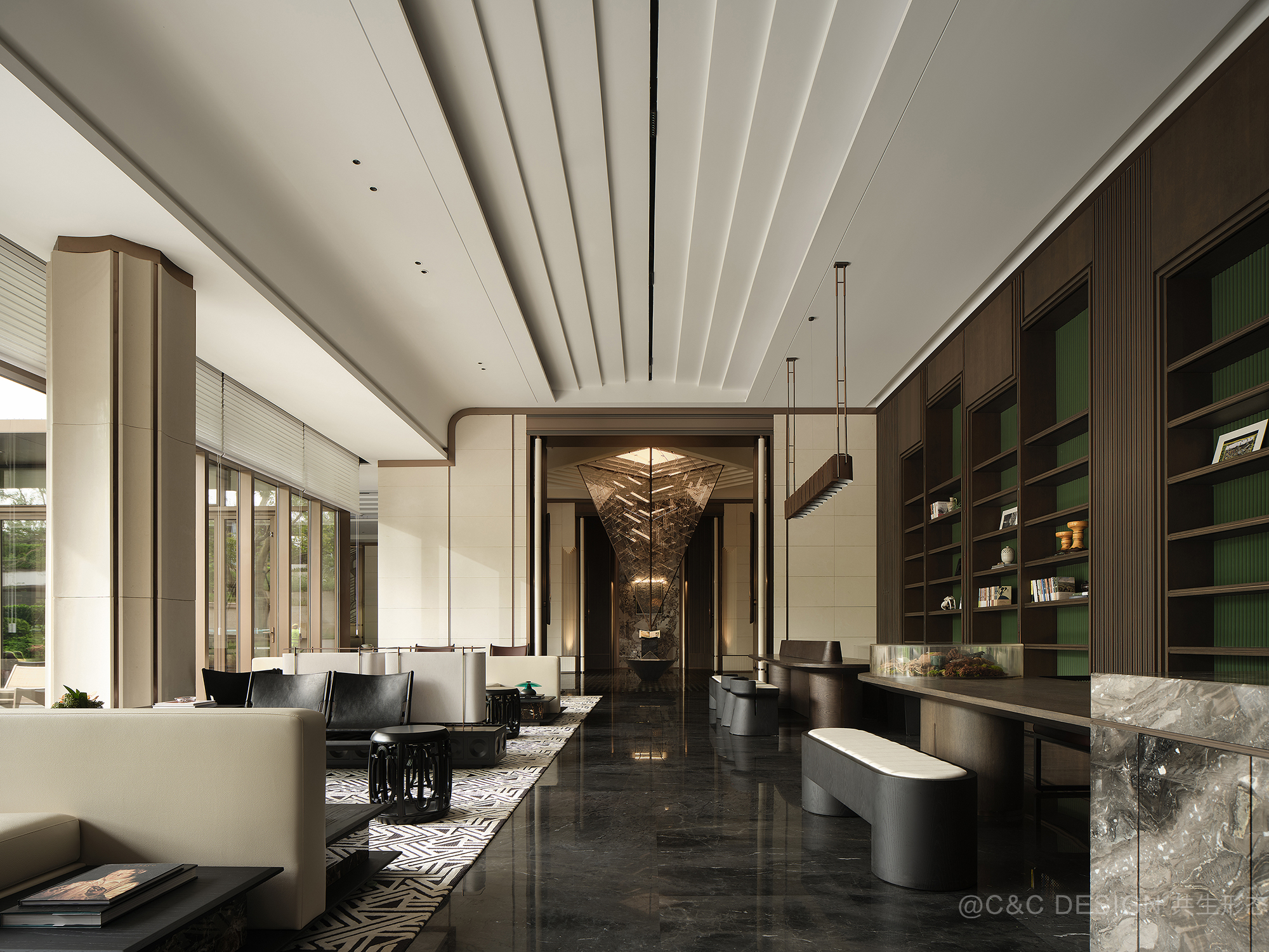 越秀 · 大学 · 星汇锦城会所 – 共生形态 C&C DESIGN